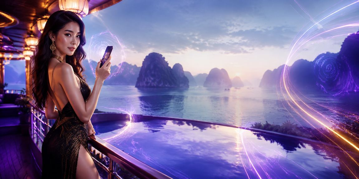 Cá cược esports tại vịnh Hạ Long với đèn neon rực rỡ